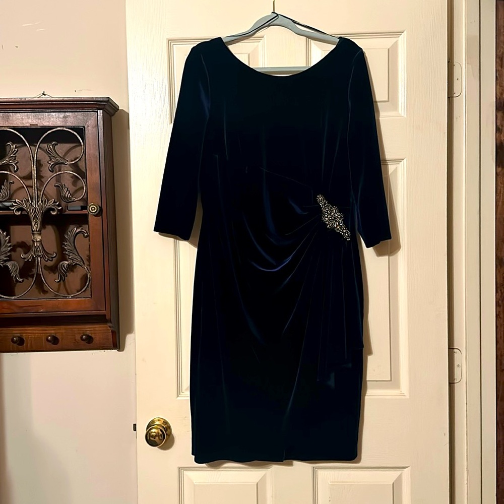 Gorgeous Alex evening navy dress.